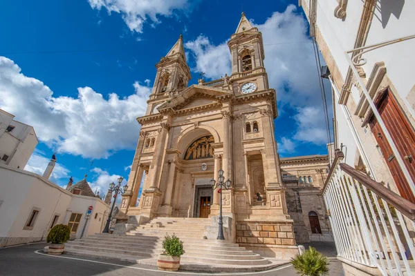 Kathedraal Basiliek Van Heiligen Cosmas Damian Parrocchia Santuario Basilica Cosma — Stockfoto