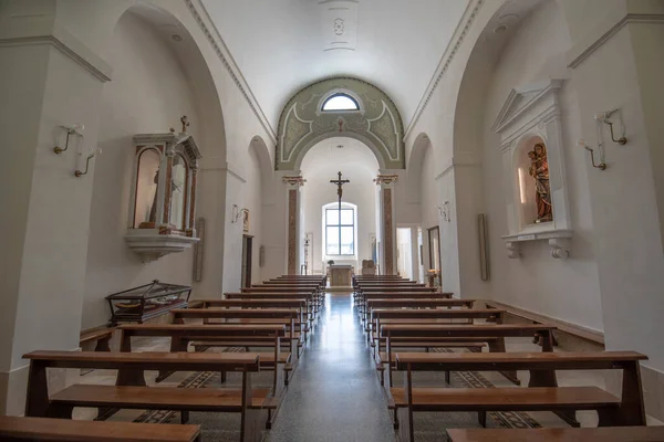 Alberobello Puglia Italia Marzo 2019 Interior Iglesia Santa Lucía Chiesa — Foto de Stock