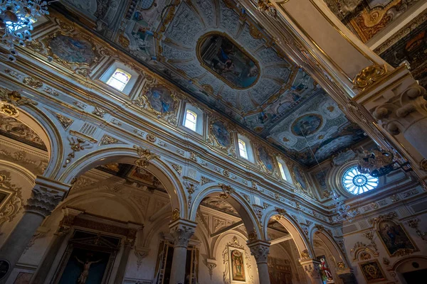 Matera Olaszország 2020 Matera Cathedral Belseje Cattedrale Basilica Pontificia Maria — Stock Fotó