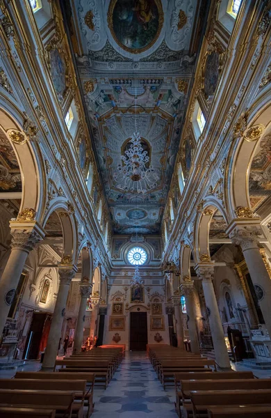 Matera Itália 2020 Interior Catedral Matera Basílica Cattedrale Pontificia Maria — Fotografia de Stock