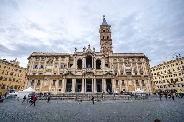 ローマ イタリア 2020 サンタ マリア マッジョーレ大聖堂 聖マリア大聖堂 英語版 ローマ最大のカトリック教会 主要なランドマークの一つは — ストック写真