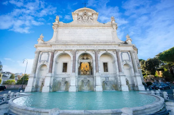 Fontana Dell Acqua Paola Roma Itália Também Conhecida Como Fontanone — Fotografia de Stock