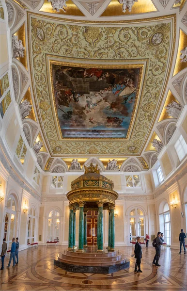 São Petersburgo Rússia Dezembro 2019 Interior Museu Estatal Russo Hermitage — Fotografia de Stock