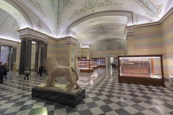 São Petersburgo Rússia Dezembro 2019 Interior Museu Estatal Russo Hermitage — Fotografia de Stock