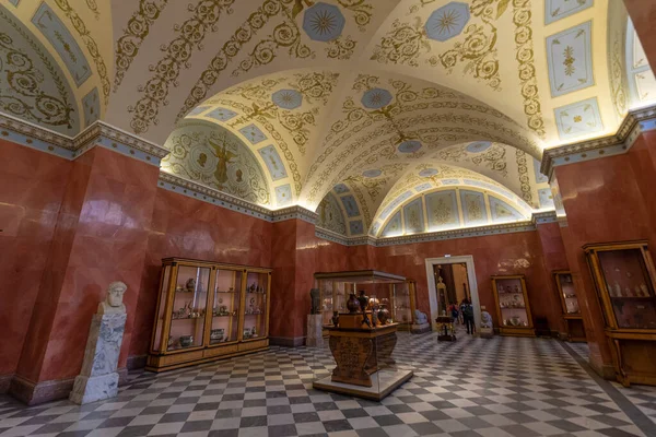 São Petersburgo Rússia Dezembro 2019 Interior Museu Estatal Russo Hermitage — Fotografia de Stock