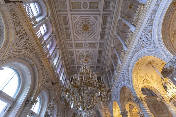 São Petersburgo Rússia Dezembro 2019 Interior Museu Estatal Russo Hermitage — Fotografia de Stock