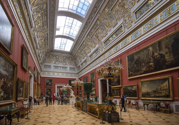 Sint Petersburg Rusland December 2019 Interieur Van Hermitage Russisch Staatsmuseum — Stockfoto