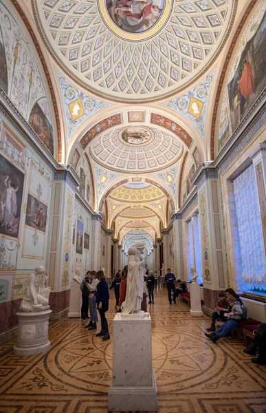 Αγία Πετρούπολη Ρωσία Δεκεμβρίου 2019 Εσωτερικό Του Κρατικού Μουσείου Ερμιτάζ — Φωτογραφία Αρχείου