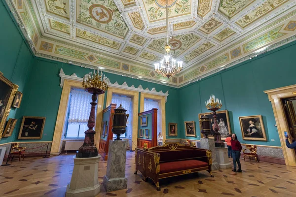 Saint Petersburg Russia December 2019 Interior Hermitage Russian State Museum — Stock Photo, Image