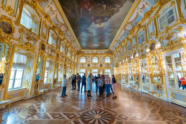 Peterhof Palacio Interior San Petersburgo Rusia Encargado Por Pedro Grande —  Fotos de Stock