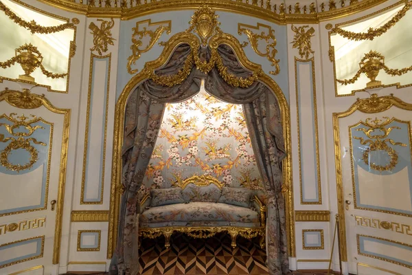 Peterhof Palace Interior Saint Petersburg Russia Commissioned Peter Great Amazing — Stock Photo, Image