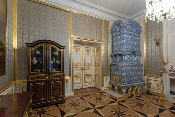 Peterhof Palacio Interior San Petersburgo Rusia Encargado Por Pedro Grande — Foto de Stock