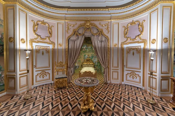 Peterhof Palace Interior São Petersburgo Rússia Encomendado Por Pedro Grande — Fotografia de Stock