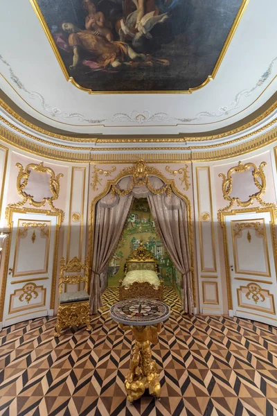 Peterhof Palace Interiör Sankt Petersburg Ryssland Uppdrag Peter Den Store — Stockfoto