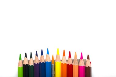 kalem çok renkli çizim okul