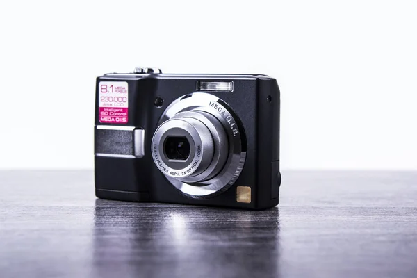 Mały Czarny Amatorskie Kamery — Zdjęcie stockowe