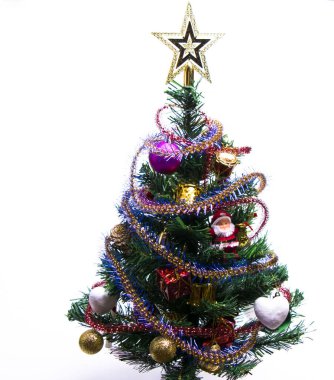 Noel ağacı Noel Baba kılığında