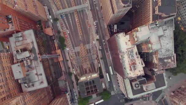 Top view of Tunnel ventilation building in NY — Stock Video