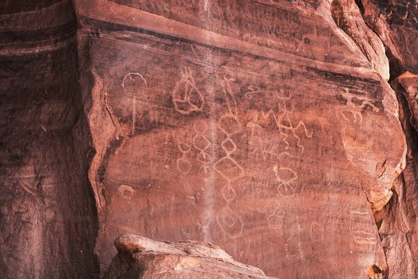 Kanyon Chelly Ulusal Anıt Ezoterik Semboller Arizona Abd Temsil Eden — Stok fotoğraf