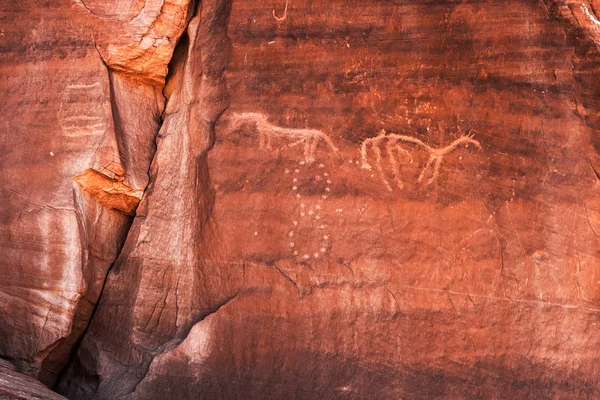 Kanyon Chelly Ulusal Anıt Iki Sonsuzluk Simgesi Arizona Abd Temsil — Stok fotoğraf
