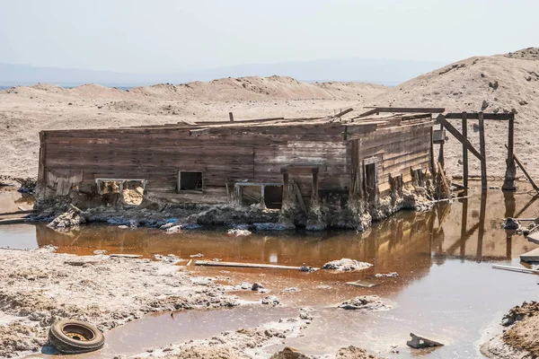 浸水住宅ソルトン湖 カリフォルニア州 アメリカ合衆国 2007 このサイトは もはや存在しません — ストック写真