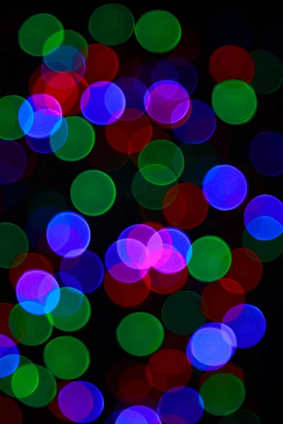 Fondo desenfocado luces de Navidad — Foto de Stock