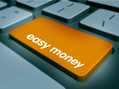 Etiketli bilgisayar klavyesi tuşları