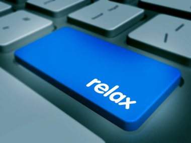 Etiketli bilgisayar klavyesi tuşları