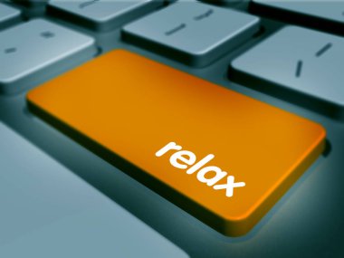 Etiketli bilgisayar klavyesi tuşları