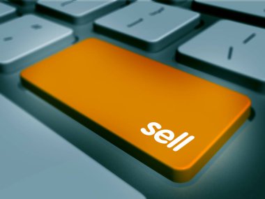 Etiketli bilgisayar klavyesi tuşları