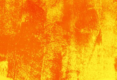 Grunge, kirli, düzensiz renkli turuncu arka plan.