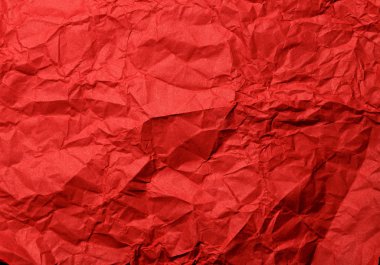 buruşuk kırmızı kağıt doku