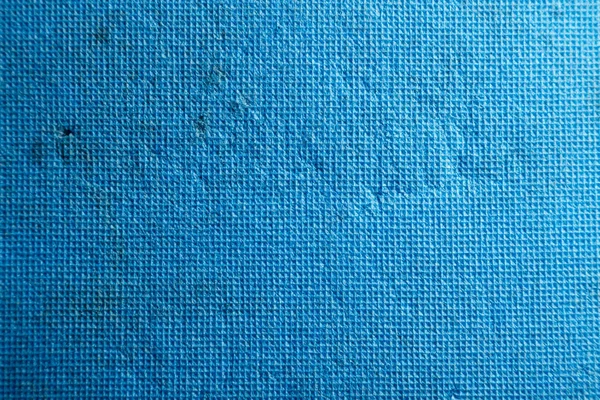 Ragyogó kék textúra, amely kis négyzetekből áll, karcolások és scuffs — Stock Fotó
