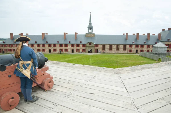 Fort Louisbourg Nova Scotia Kanada — Stockfoto