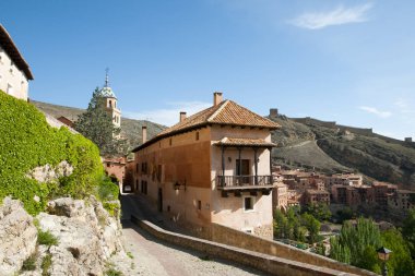 Şehir binaları - Albarracin - İspanya