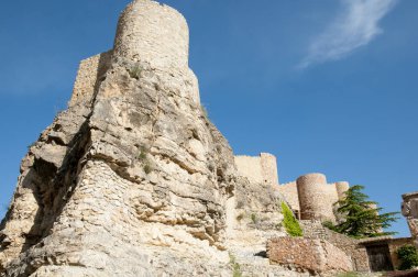 Albarracin Castle harabe - İspanya