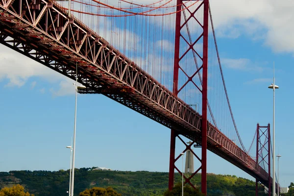 Ponte Abril Lisbona Portogallo — Foto Stock