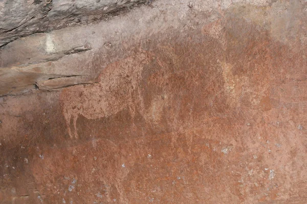 Pinturas Rupestres Prehistóricas Albarracina España — Foto de Stock