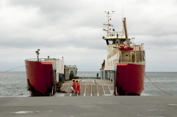 Veerboot Vervoer Straat Magellan Chili — Stockfoto