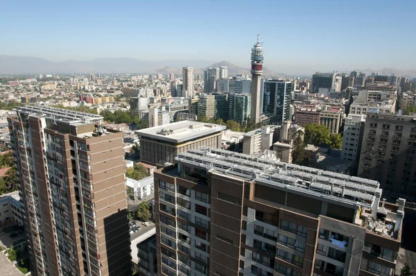 Коммерческие Жилые Здания Сантьяго Чили — стоковое фото