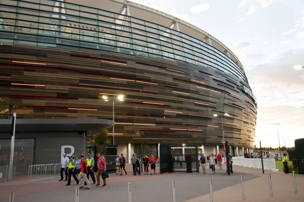 Perth Australia Lutego 2018 Nowy Stadion Optus Perth Otwarty Styczniu — Zdjęcie stockowe
