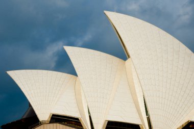 Sydney, Avustralya - 6 Nisan 2018: İkonik Opera evde Circular Quay