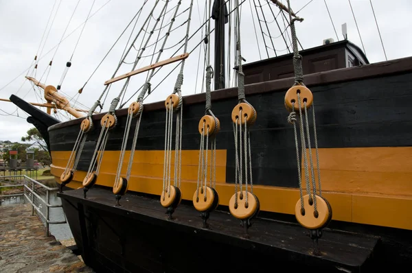 Brig Amity Replica Fartyget Albany Australien — Stockfoto