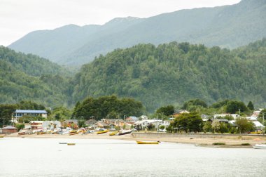 Ahşap tekneler - Puerto tekke - Şili