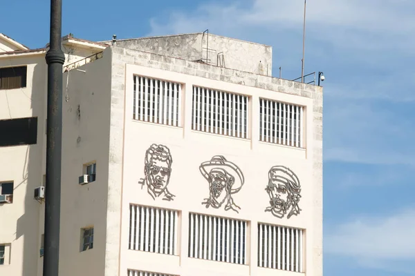 Гавана Куба Червня 2015 Лідери Революції Зліва Направо Хуліо Антоніо — стокове фото
