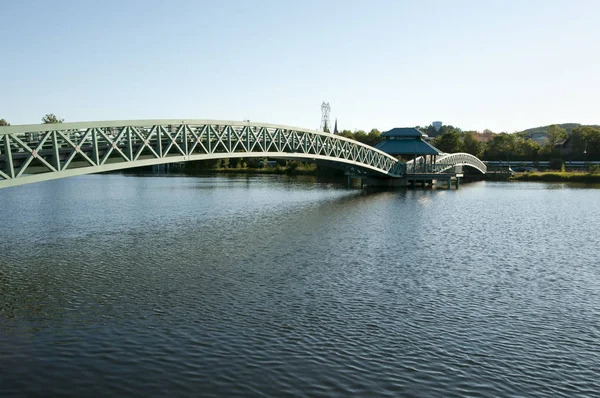Bernard Valcourt Brücke Edmundston New Brunswick — Stockfoto