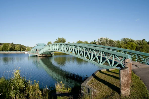 Bernard Valcourt Brücke Edmundston New Brunswick — Stockfoto