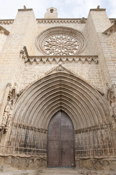 Chiesa Santa Maria Mayor Valderrobres Spagna — Foto Stock