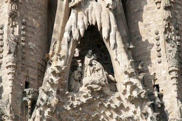 Βαρκελώνη Ισπανία Μαΐου 2016 Ημιτελής Ρωμαιοκαθολική Εκκλησία Της Sagrada Familia — Φωτογραφία Αρχείου