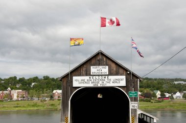 Hartland Köprüsü - New Brunswick - Kanada